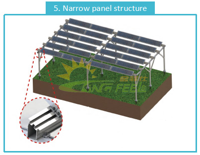aluminium solar panel mounting structure manufacturer